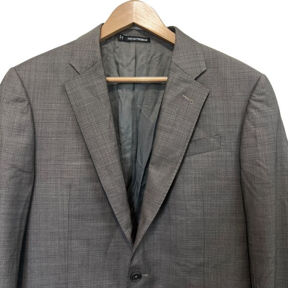 Emporio Armani G-Line Wool Sport Coat in Gray Size 50 - Picture 4 of 13